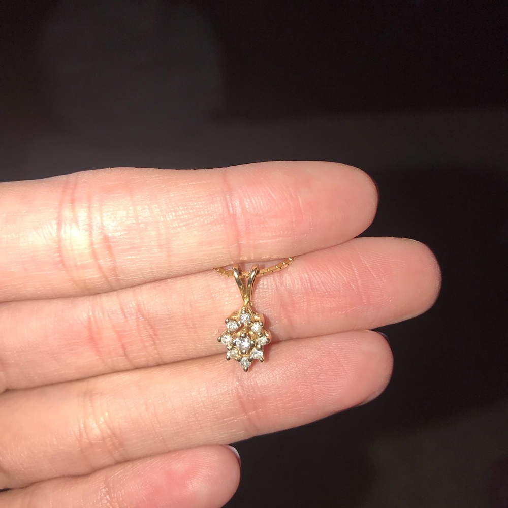 Vintage early 1900s 14 karat gold necklace